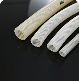 Silicone braided tube